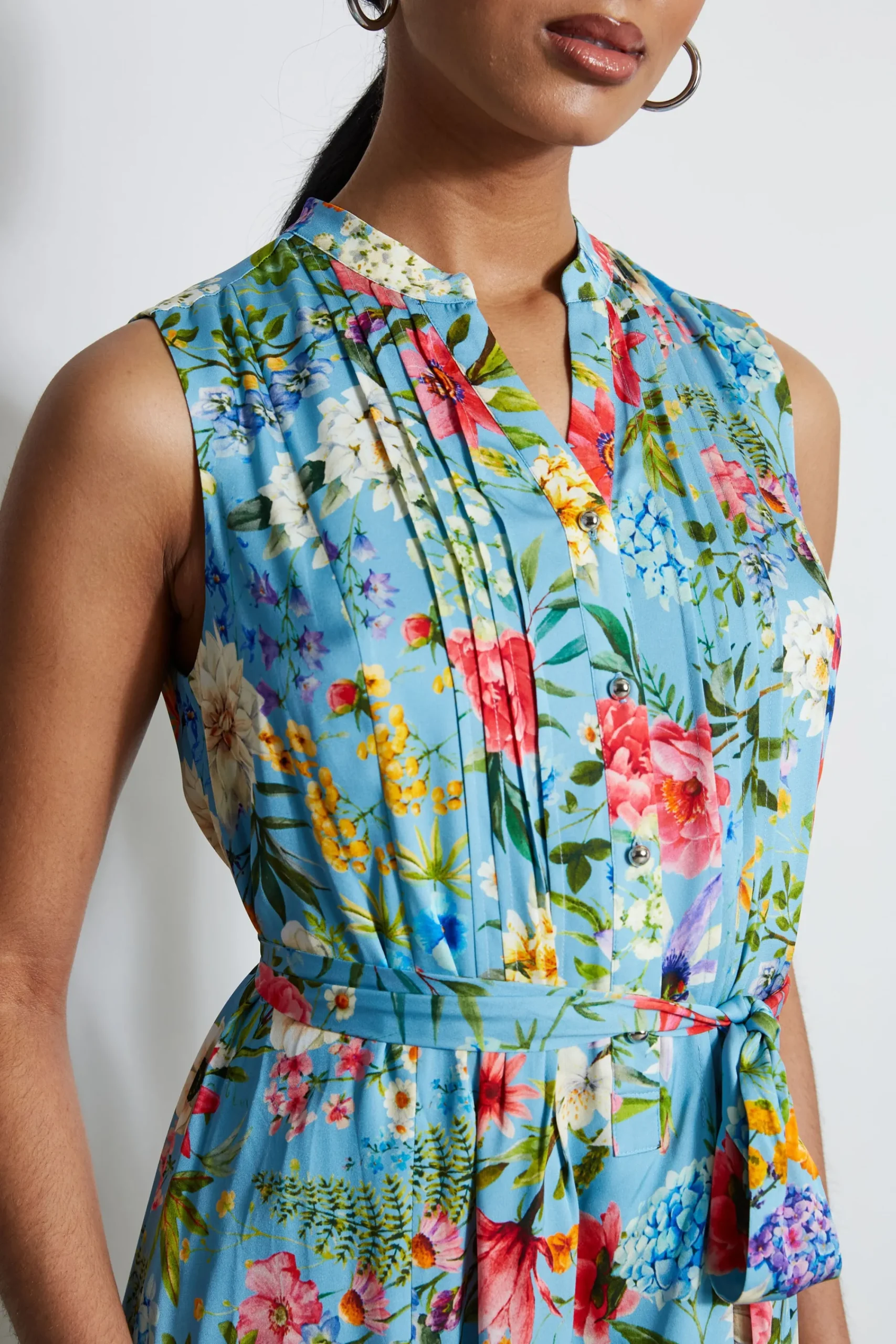 silk_wild_meadow_shirt_dr_3.webp Elie Tahari Dresses & Jumpsuits | Sleeveless Dresses-Silk Wild Meadow Shirt Dress