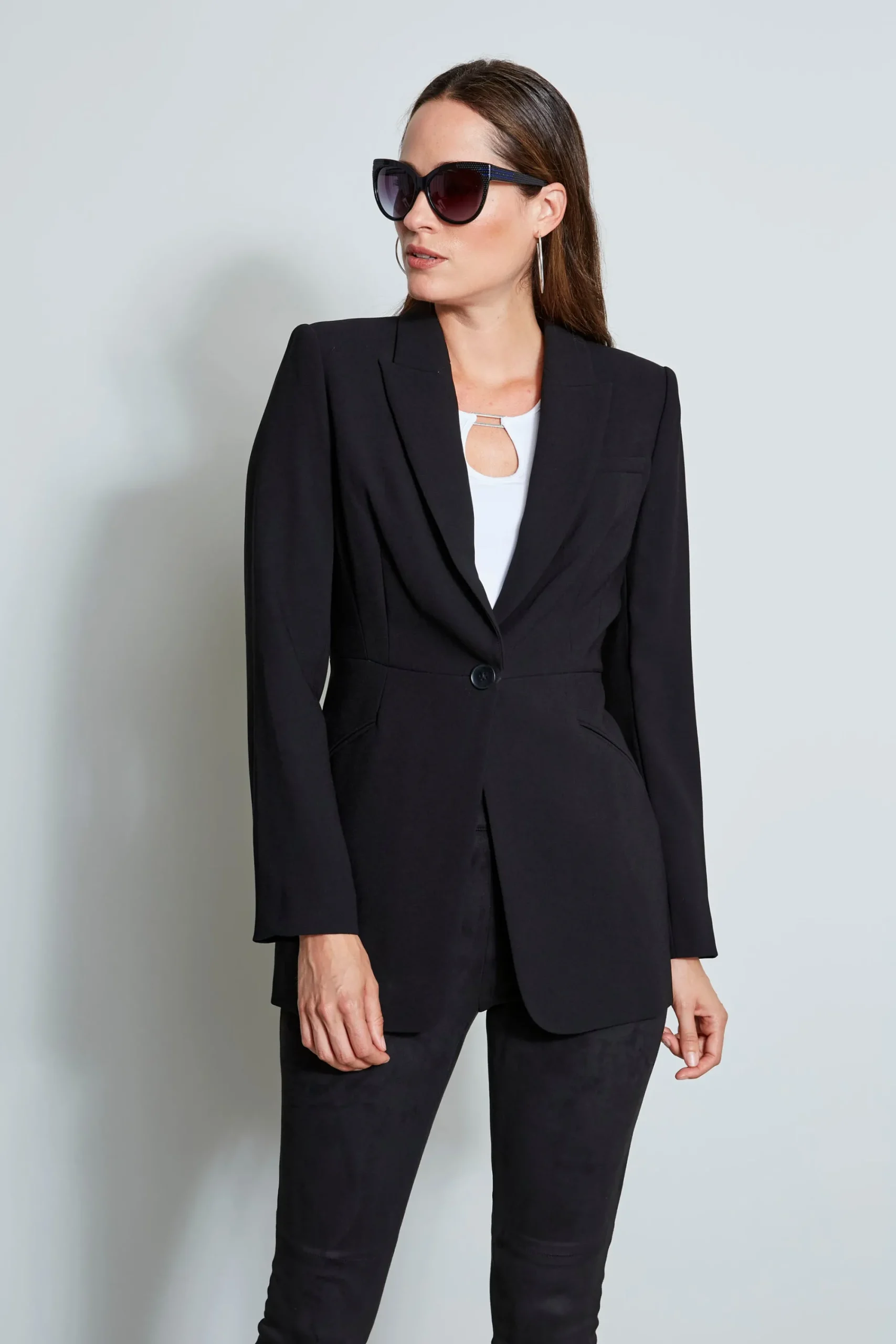 single_button_blazer_0.webp Elie Tahari Suiting | Jackets & Blazers-Single Button Blazer