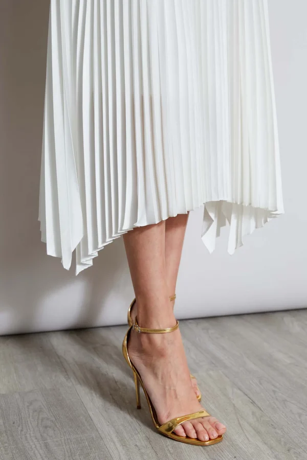 Elie Tahari Dresses & Jumpsuits | Sleeveless Dresses-Sleeveless Contour Pleated Midi Dress