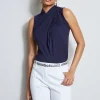 Elie Tahari Tops & Sweaters-Sleeveless Twist Knit