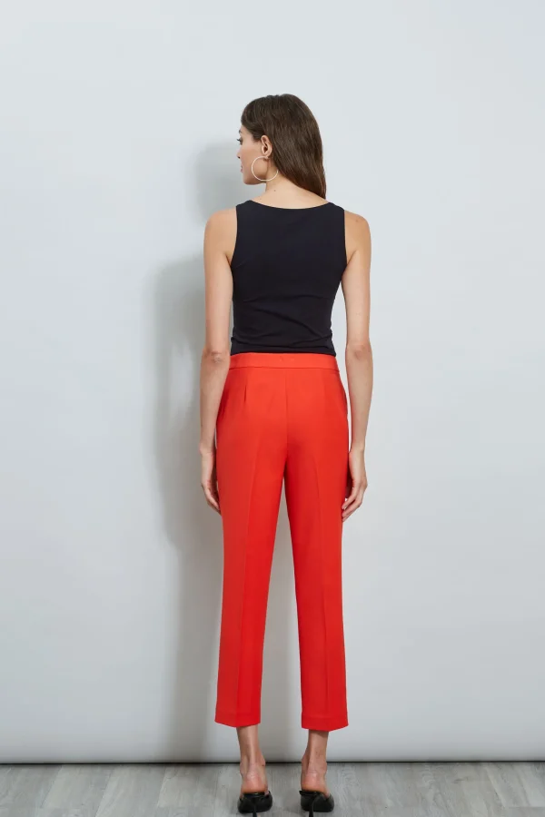 Elie Tahari Bottoms-Slim Fit Ankle Pant