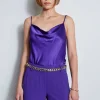 Elie Tahari Tops & Sweaters | Suiting-Stretch Silk Satin Cami