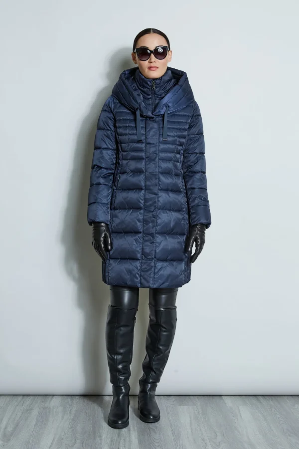 Elie Tahari Coats-Tahari Double Layer Long Puffer Coat