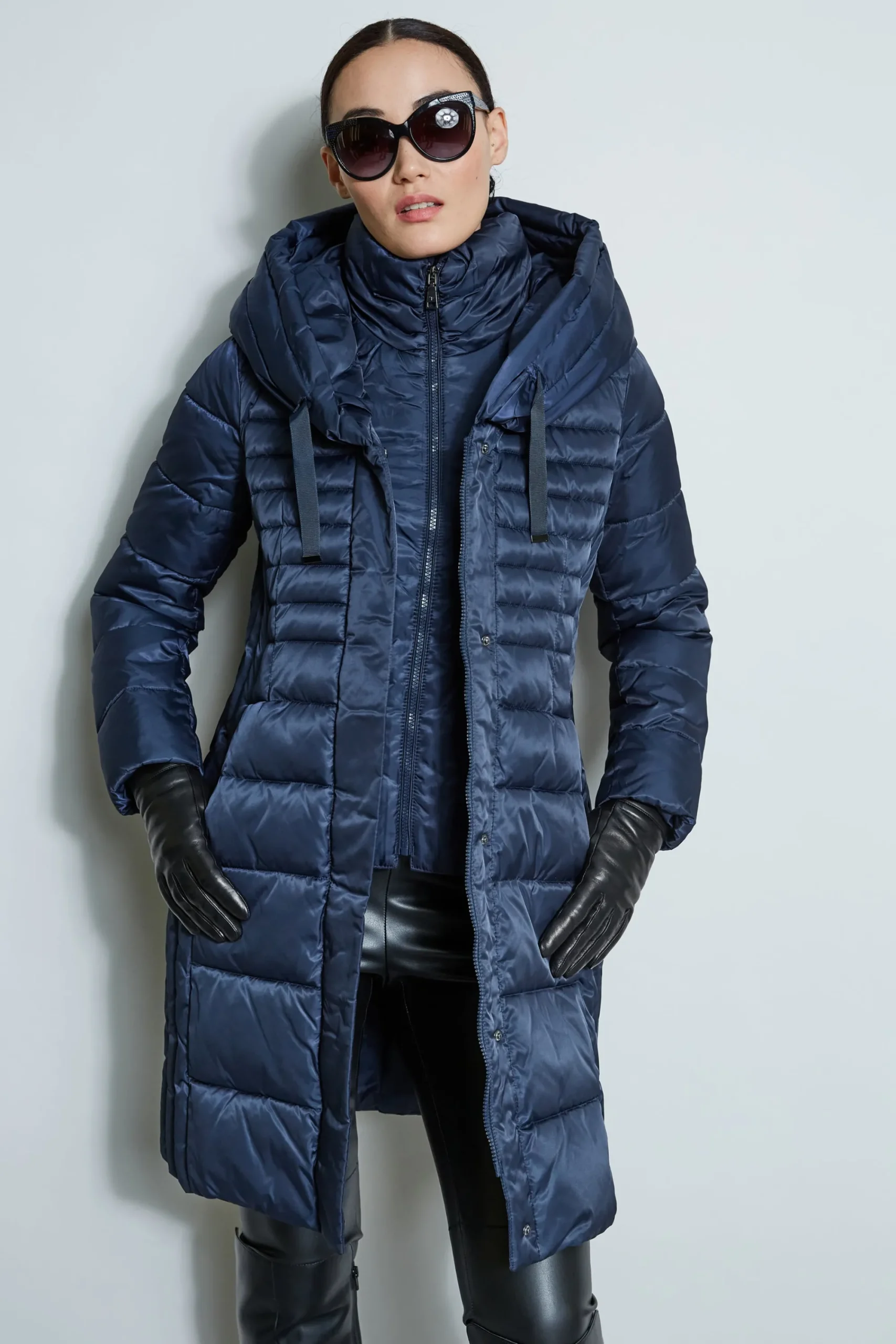 tahari_double_layer_long__2-2.webp Elie Tahari Coats-Tahari Double Layer Long Puffer Coat