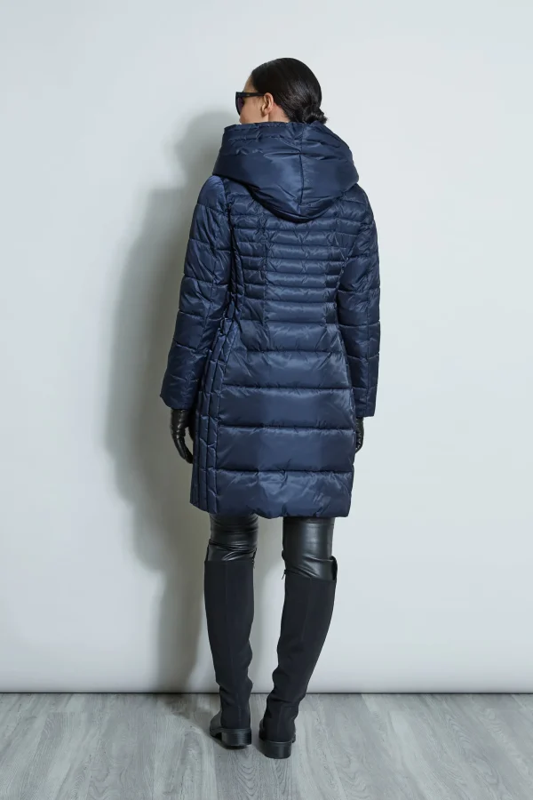 Elie Tahari Coats-Tahari Double Layer Long Puffer Coat