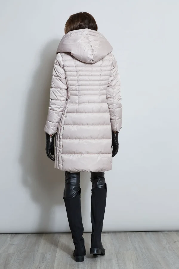 Elie Tahari Coats-Tahari Double Layer Long Puffer Coat