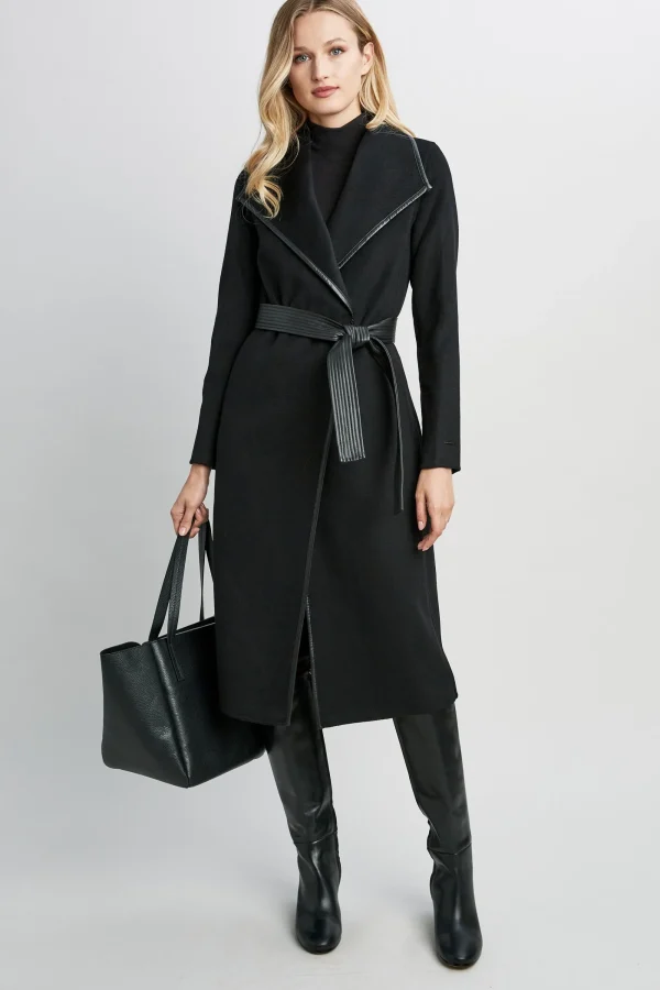 Elie Tahari Coats-Tahari Juliette Double Face Wool Coat