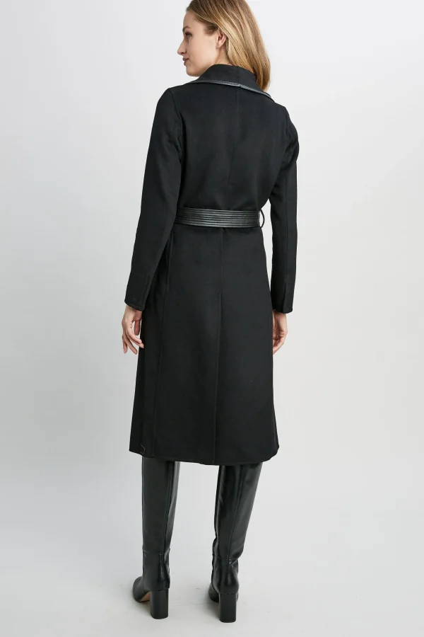 Elie Tahari Coats-Tahari Juliette Double Face Wool Coat