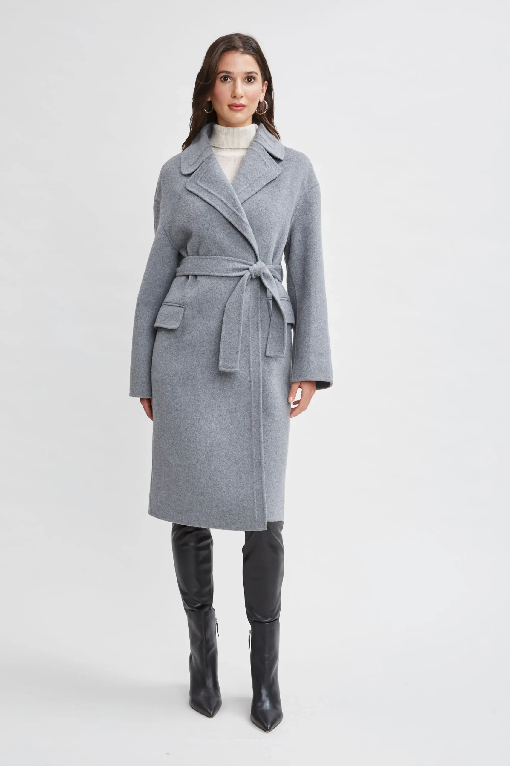 tahari_long_double_face_w_0.webp Elie Tahari Coats-Tahari Long Double Face Wool Blend Stitched Wrap Coat