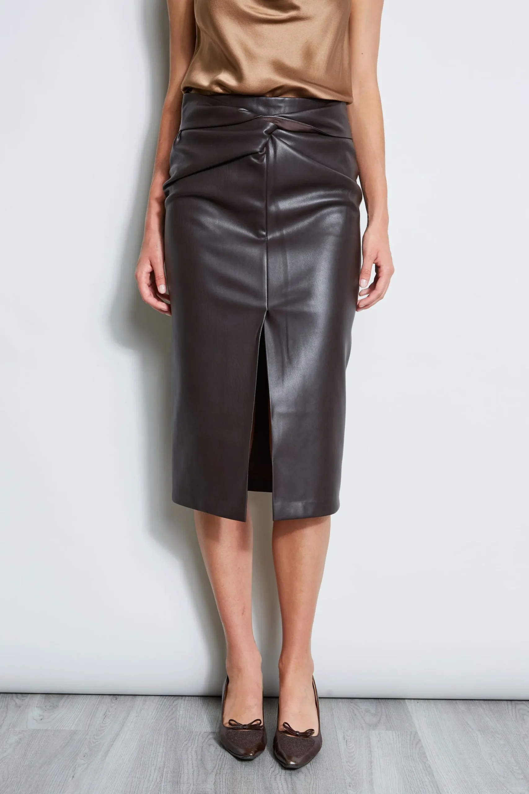 twist_vegan_leather_skirt_0.webp Elie Tahari Bottoms-Twist Vegan Leather Skirt
