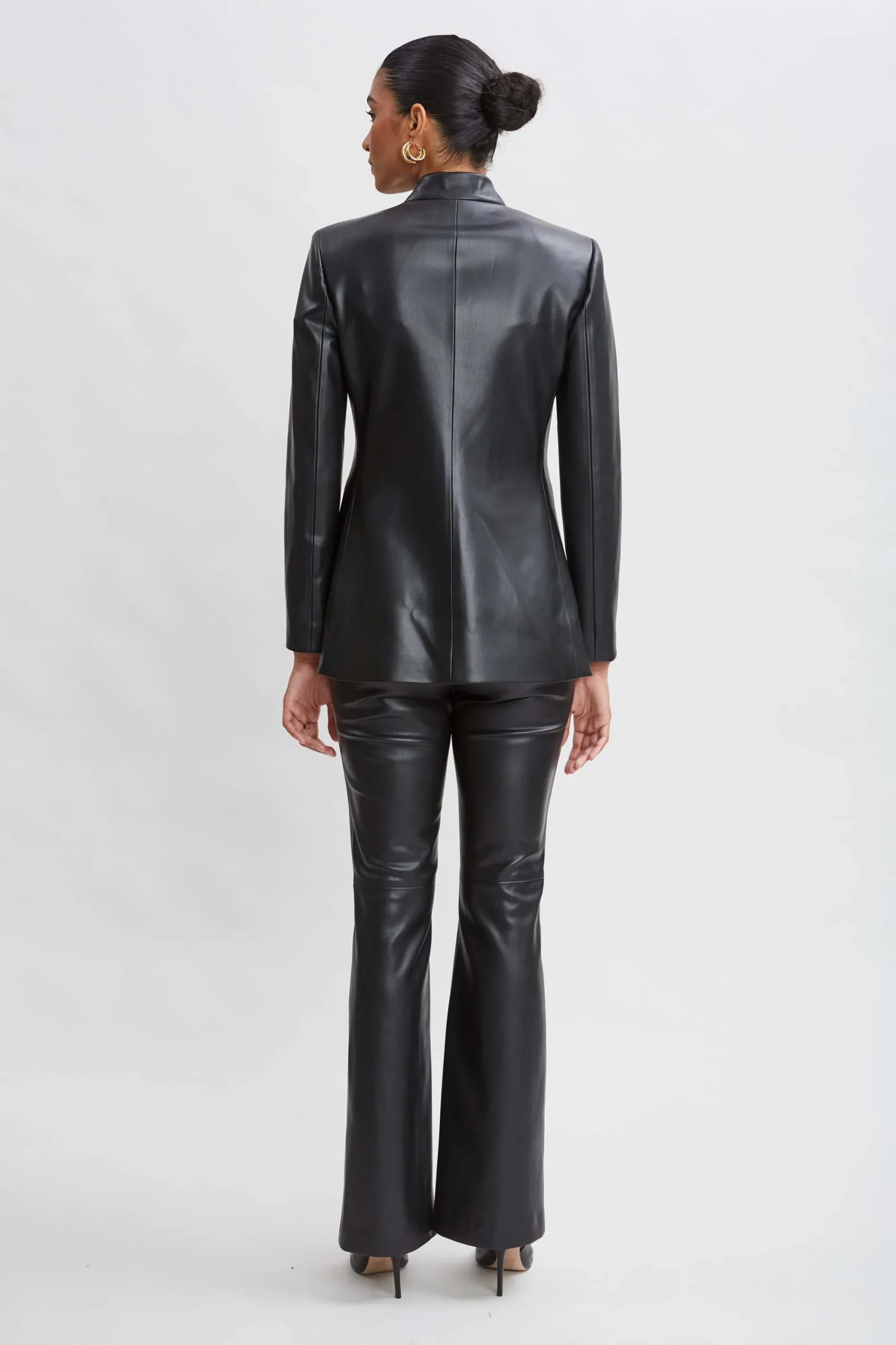 vegan_leather_belted_blaz_4.webp Elie Tahari Jackets & Blazers | Suiting-Vegan Leather Belted Blazer