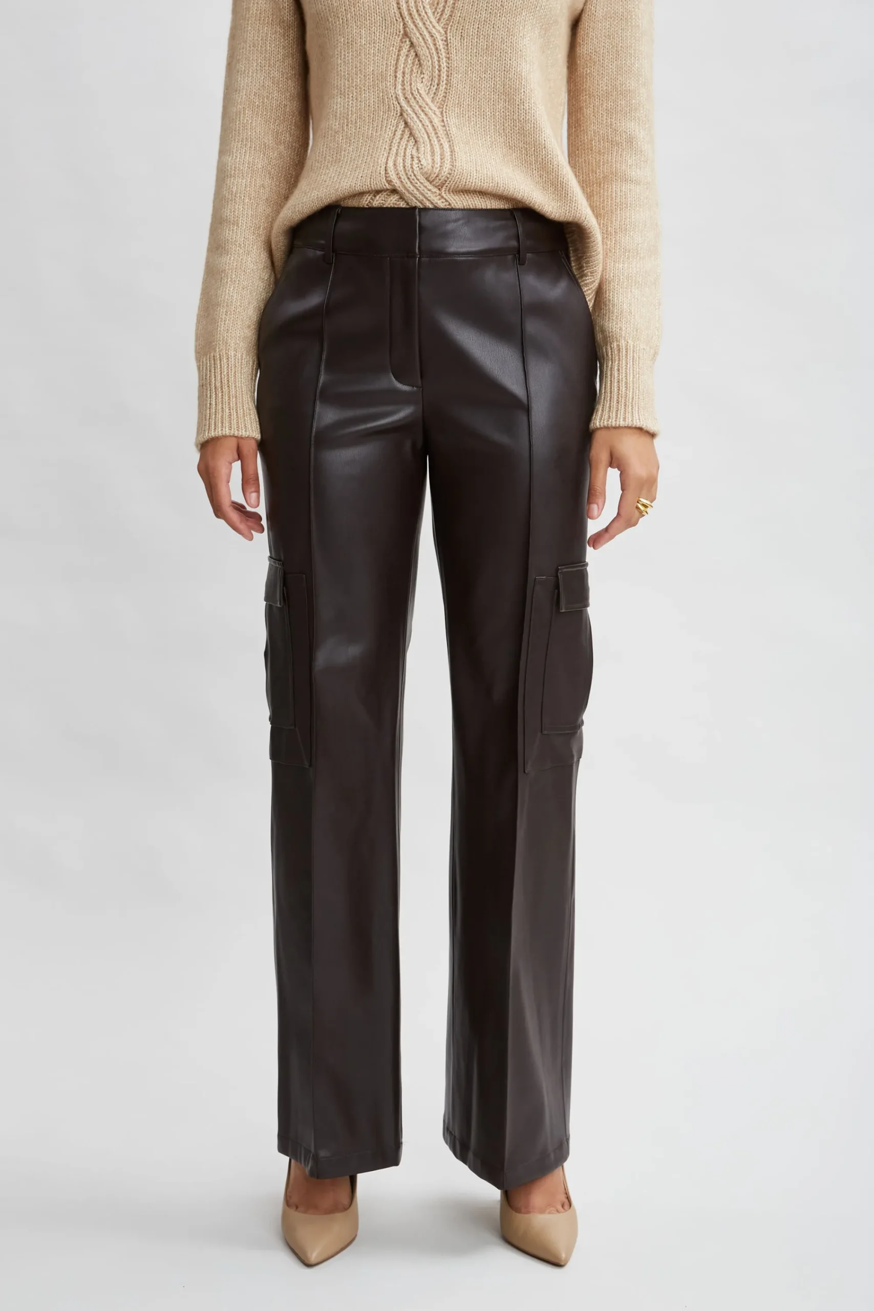 vegan_leather_cargo_pant_0-1.webp Elie Tahari Bottoms-Vegan Leather Cargo Pant