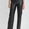 Elie Tahari Bottoms-Vegan Leather Cargo Pant