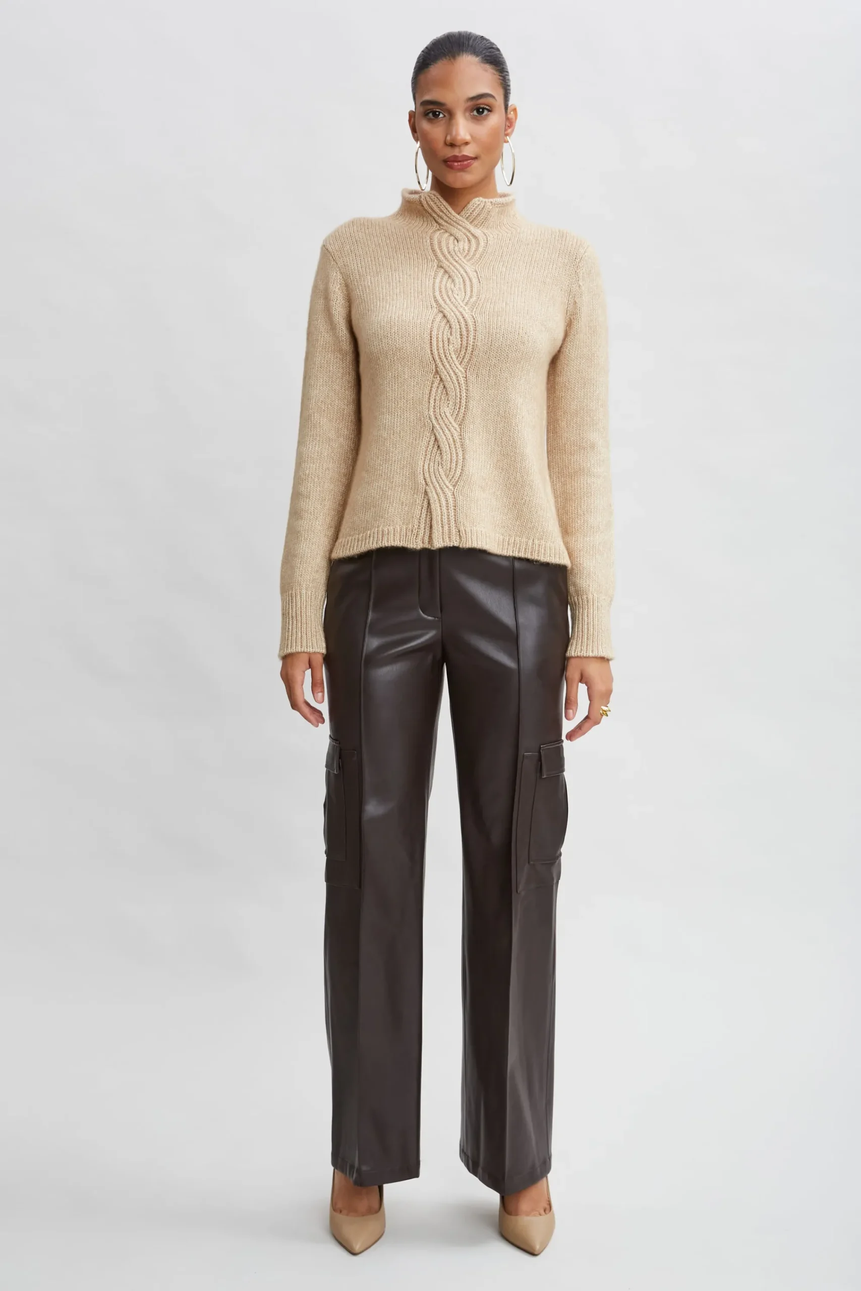 vegan_leather_cargo_pant_1-1.webp Elie Tahari Bottoms-Vegan Leather Cargo Pant