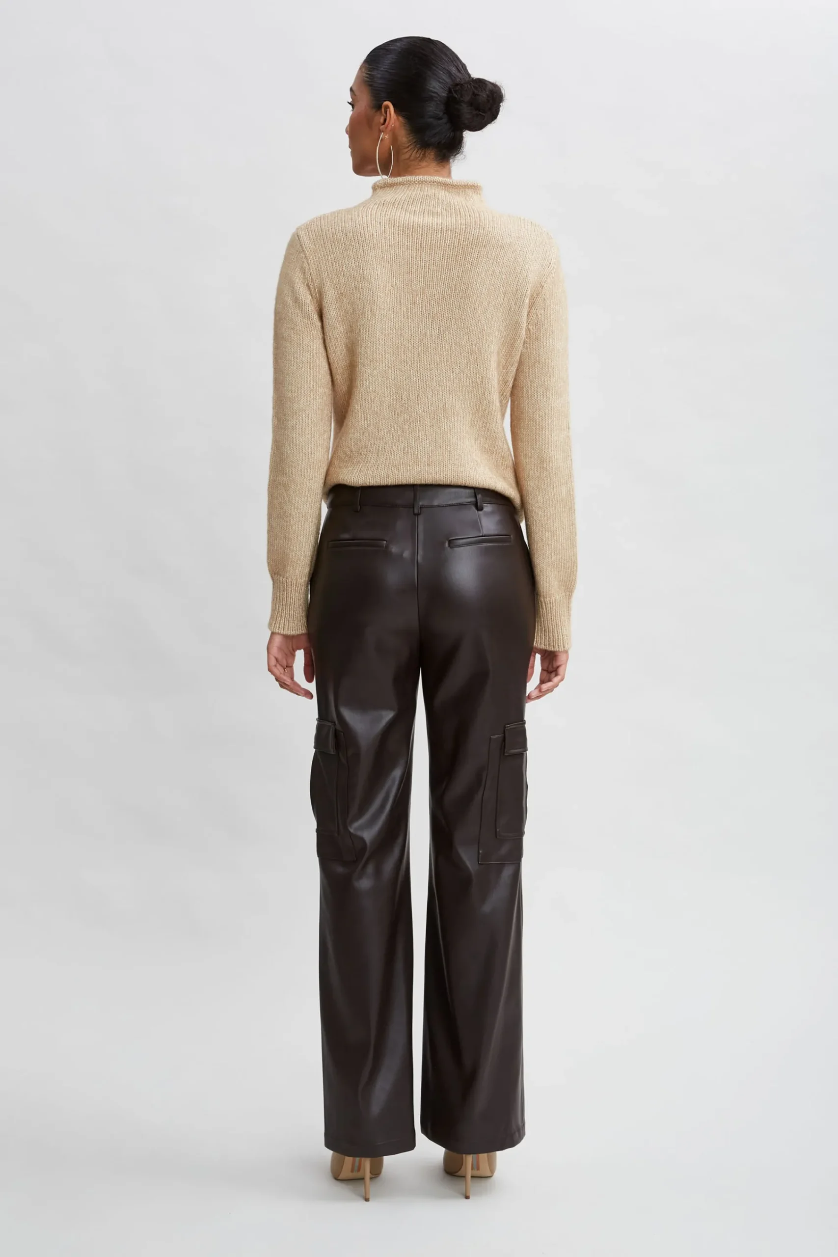 vegan_leather_cargo_pant_5-1.webp Elie Tahari Bottoms-Vegan Leather Cargo Pant
