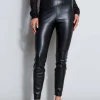 Elie Tahari Bottoms-Vegan Leather Legging