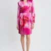 Elie Tahari Dresses & Jumpsuits-Venetian Glass Mock Wrap Dress