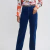 Elie Tahari Bottoms-Washed Velvet Pant