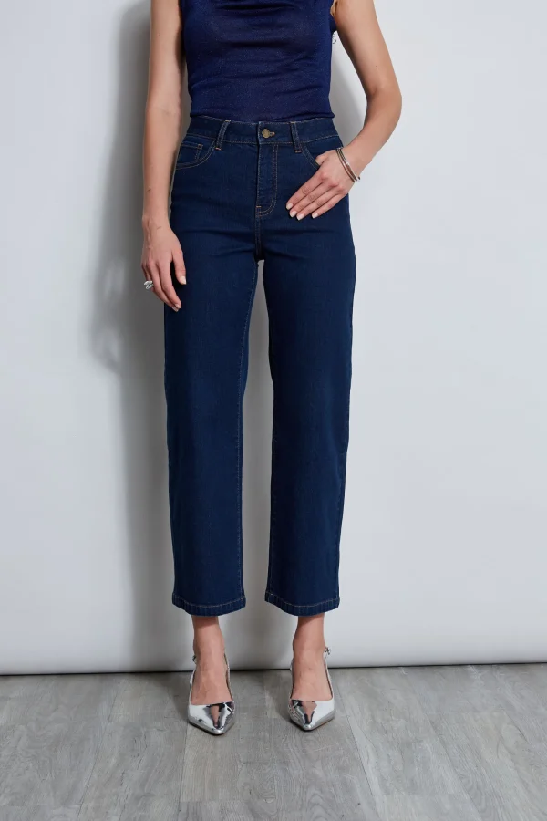 Elie Tahari Bottoms-Wide Leg Jean
