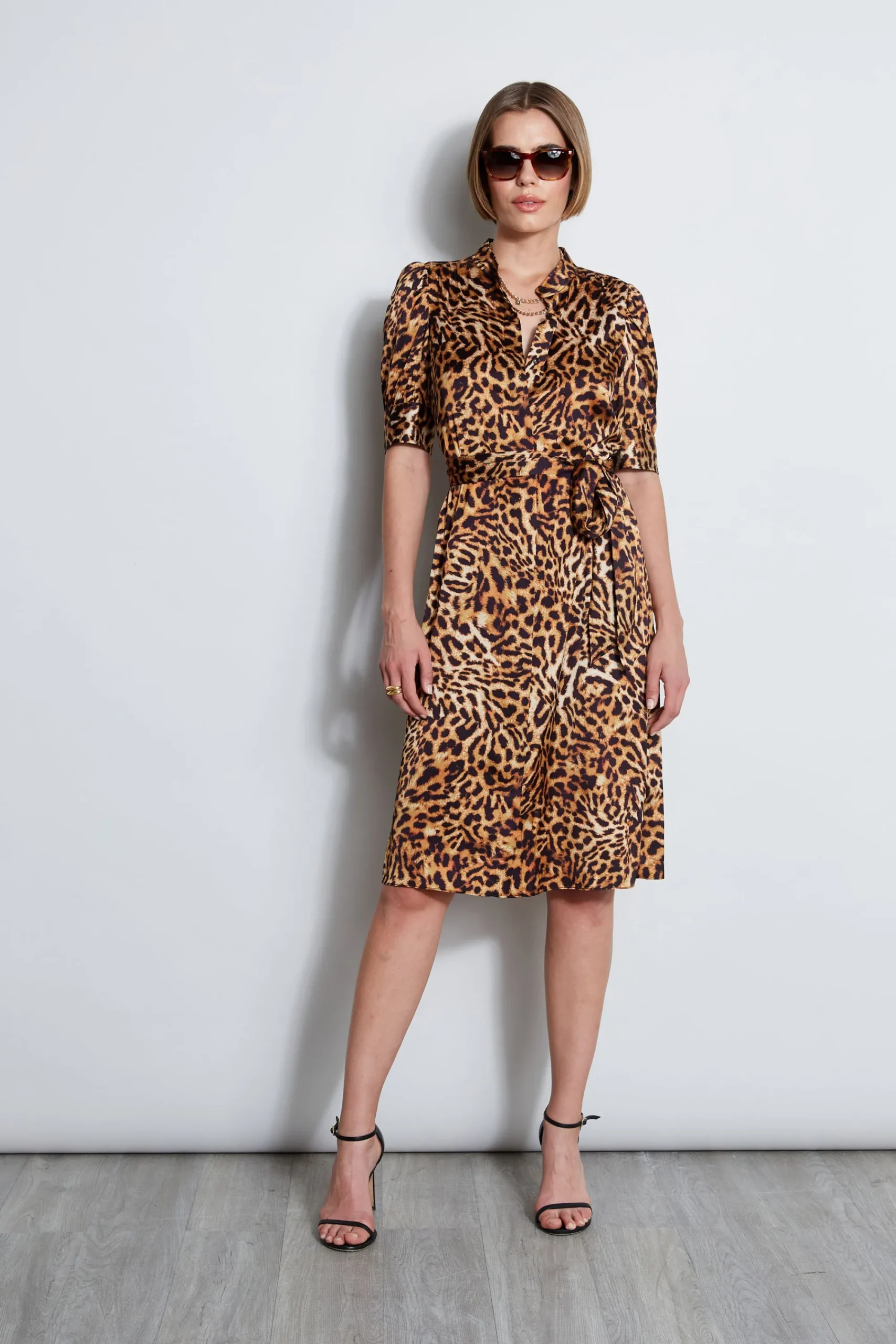 wildcat_shirt_dress_0.webp Elie Tahari Dresses & Jumpsuits | Short Sleeve Dresses-Wildcat Shirt Dress