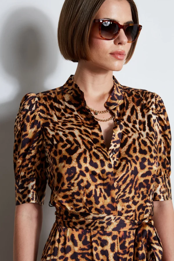 Elie Tahari Dresses & Jumpsuits | Short Sleeve Dresses-Wildcat Shirt Dress